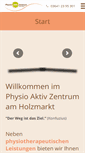 Mobile Screenshot of physioaktivzentrum.de